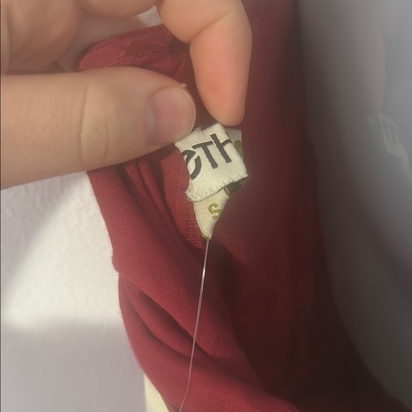 Boho Organic Red Nina Tank Top NWT - Picture 5 of 9